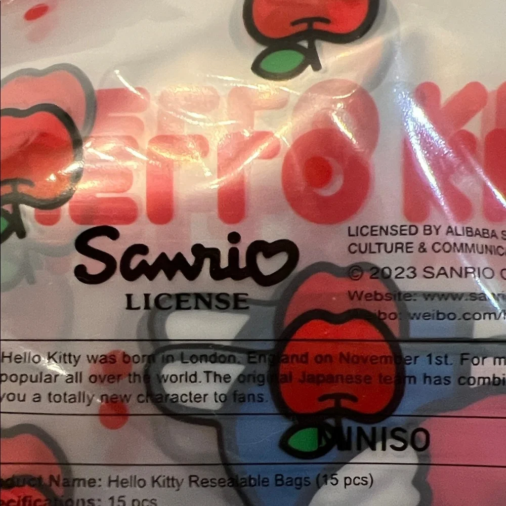 Sanrio License Hello Kitty Party Bags - Pink, Blue, and Red